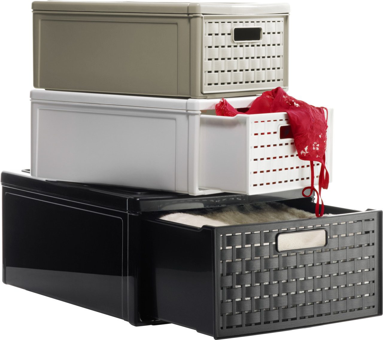 ROTHO Aufbewahrungsbox Rotho Schubladenbox Country klein, 8,3 L günstig online kaufen