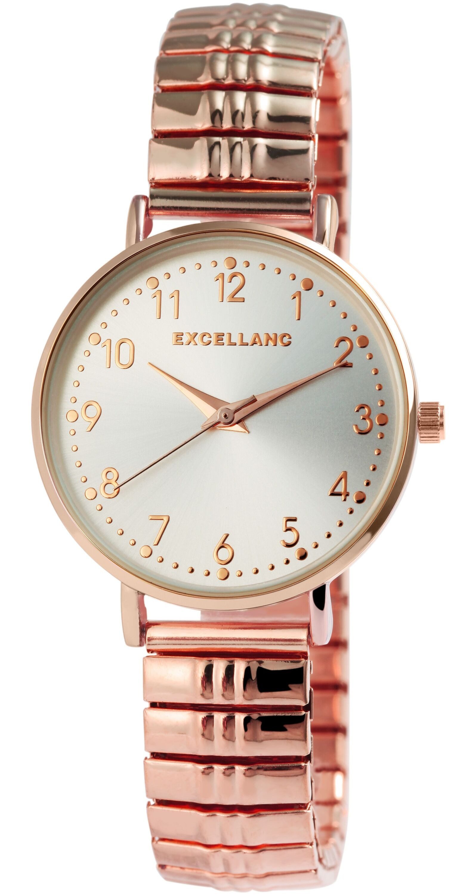 EXCELLANC Quarzuhr Emily Edelstahl-Zugarmband, Damen, 32 mm Gehäuse, schlic günstig online kaufen
