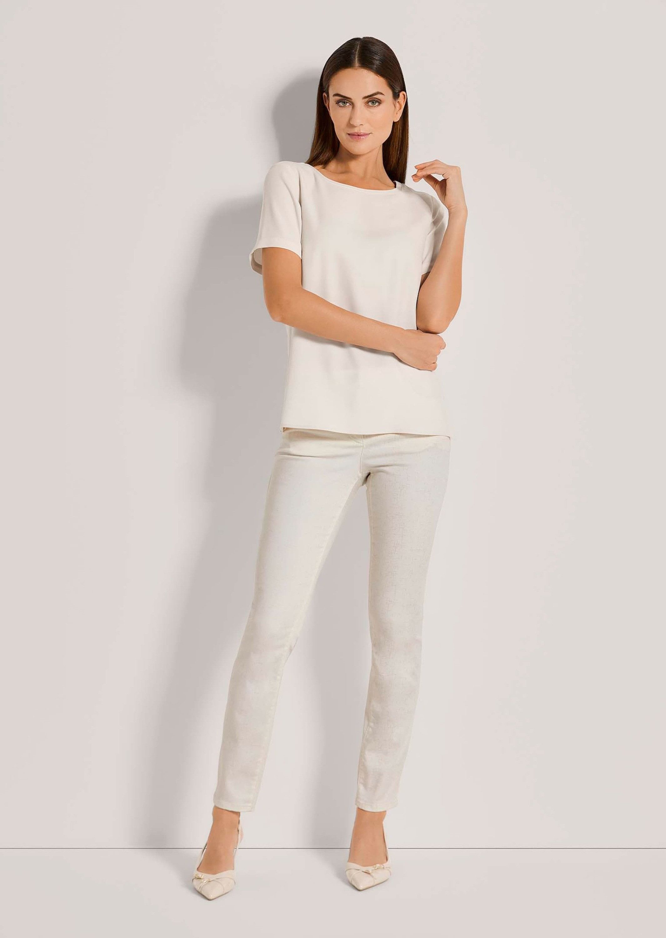 MADELEINE Kurzarmshirt Rundhals-Shirt mit kurzen Ärmeln günstig online kaufen