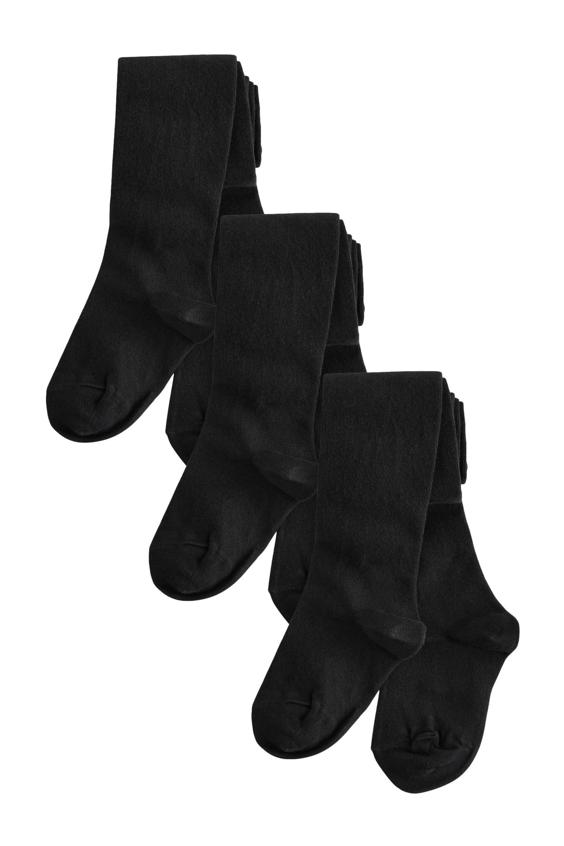 Strickstrumpfhose Längere Schulstrumpfhose, 3er-Pack