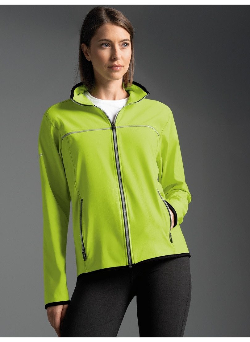 Trigema Trainingsjacke TRIGEMA Praktische Sportjacke aus Microfaser (1-St)