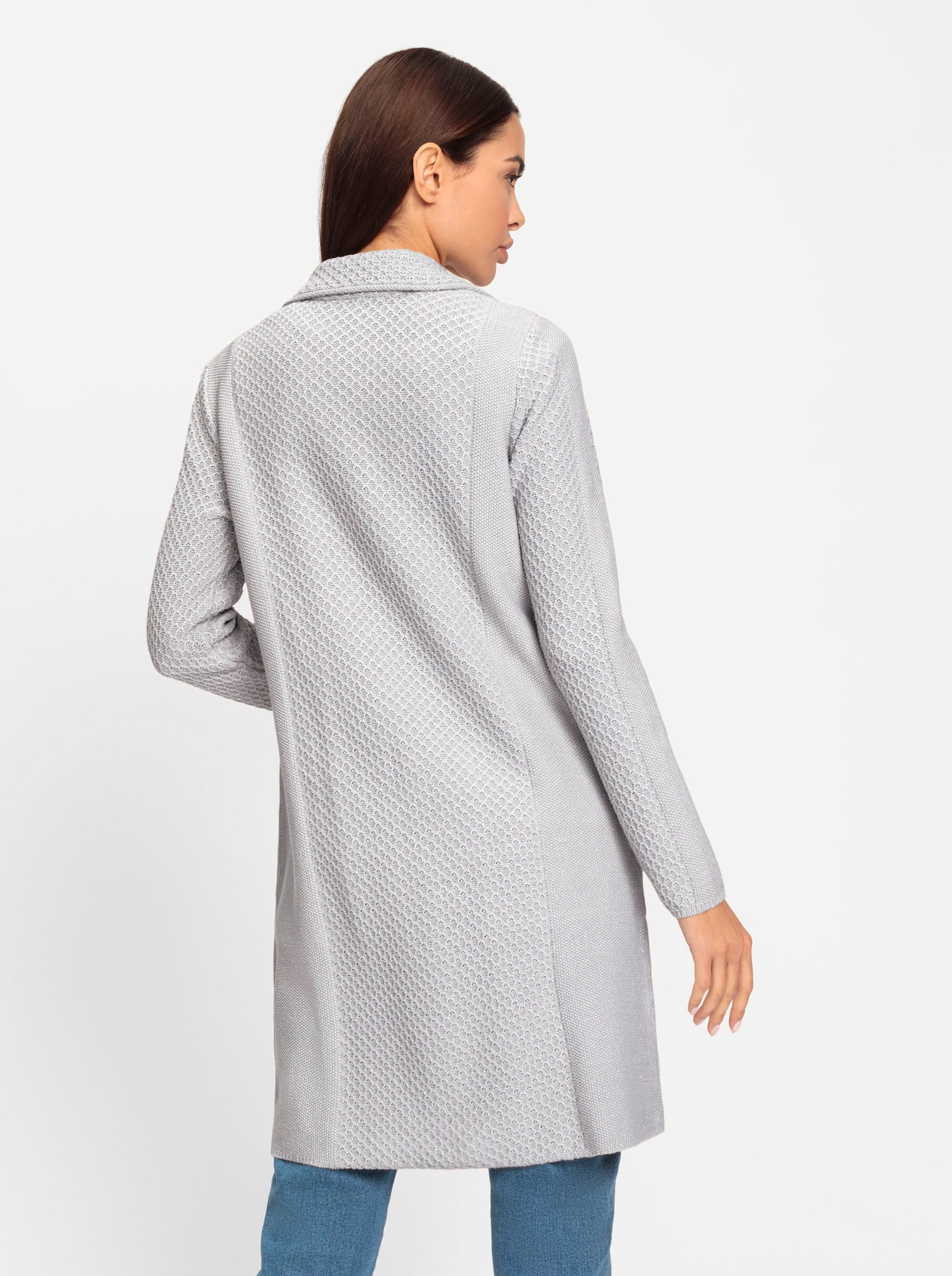 heine Strickjacke Strickjacke Langarm