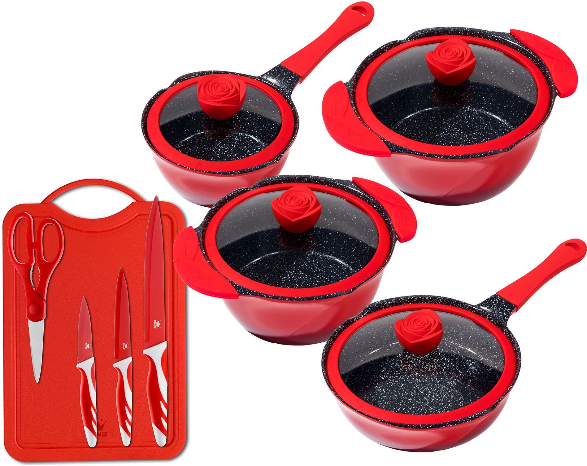 Topf-Set ROSENBLÜTE