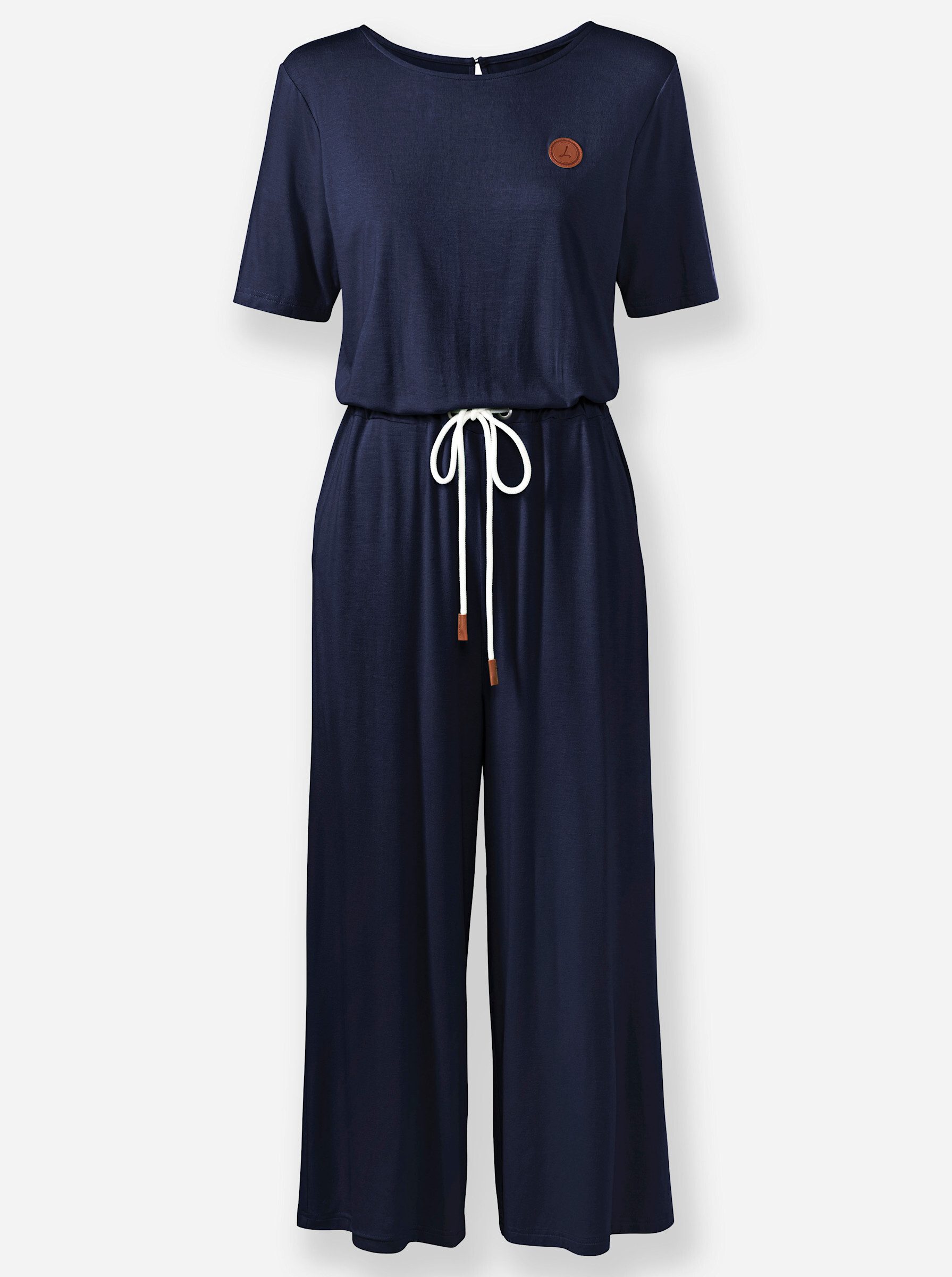 Witt Jumpsuit Jersey-Jumpsuit Kurzarm Innenbeinlänge ca. 71 cm – Bild 4 von 4