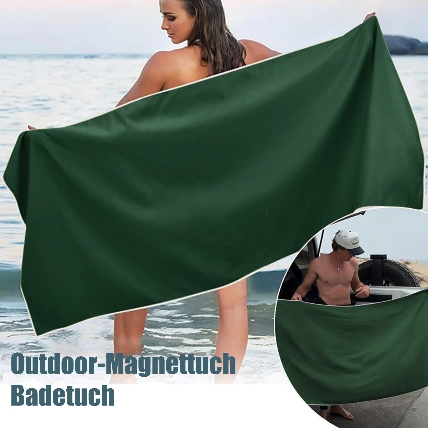 Refttenw Strandtuch Mikrofaser Badetuch Strandlaken mit günstig online kaufen