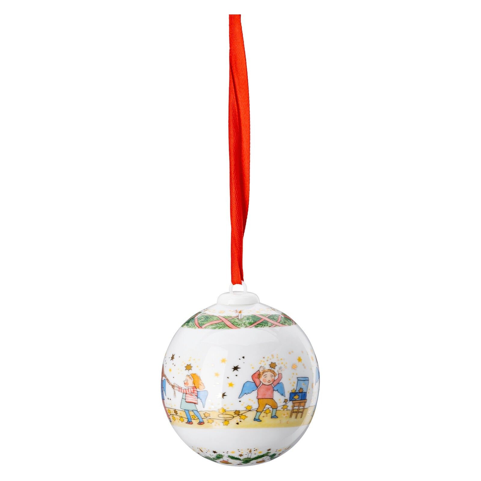 Hutschenreuther Christbaumschmuck Porzellankugel Weihnachtskugel 2024 in OVP, Sammelobjekt mit OVP (Originalverpackung)