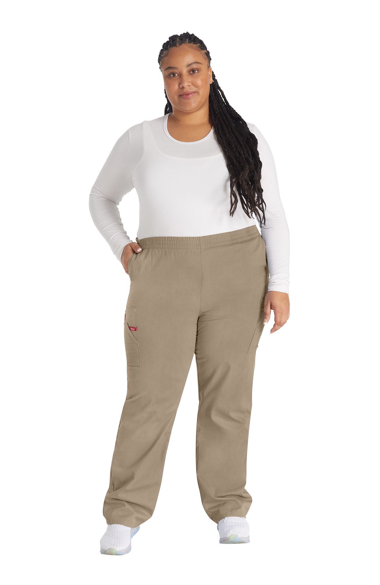 Dickies Schlupfhose, Unisex OP Hose mit Gummibund, Pflegehose, EDS Every Day Scrubs mit Cargotaschen