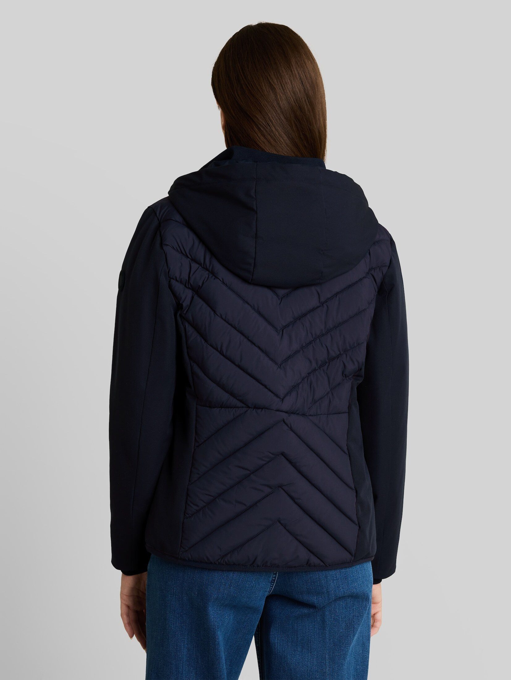 TOM TAILOR Steppjacke Jacken Hybrid Steppjacke mit Kapuze