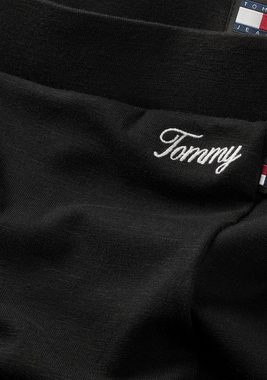 Tommy Jeans Strickhose TJW FLARED SCRIPT KNIT PANT mit Tommy-Schriftzug