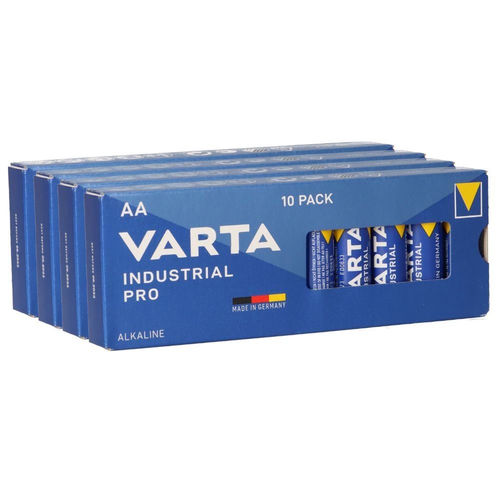 VARTA 40x Varta AA Migon Alkaline LR06 1,5V 4x 10er Pack Batterie