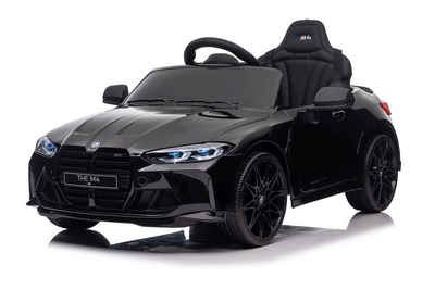 Elektro-Kinderauto Kinder Elektroauto BMW M4, 12 Volt zwei Motoren+Audio+LED+FB schwarz