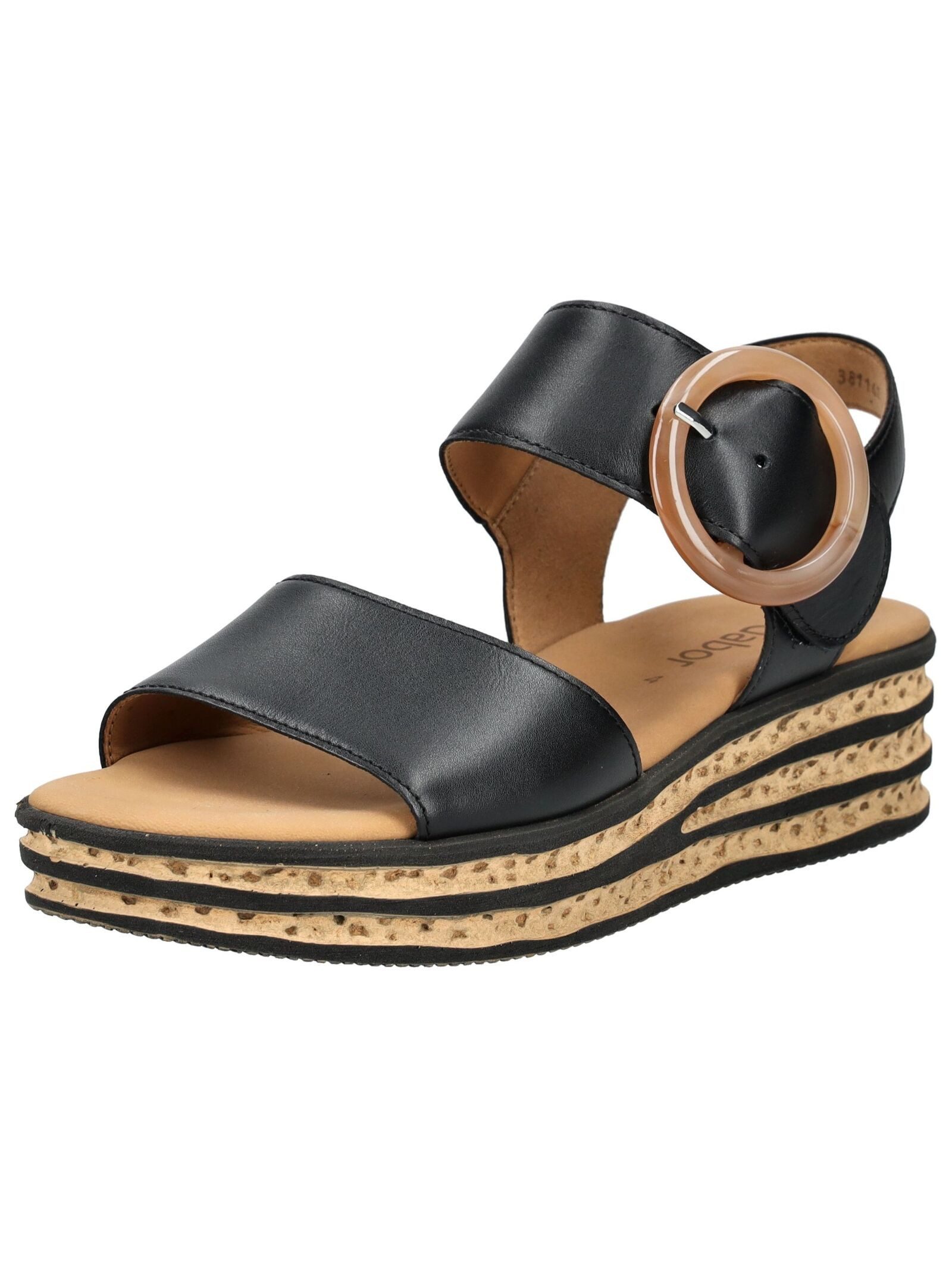 Gabor Gabor Sandalen Nappaleder Keilsandalette günstig online kaufen