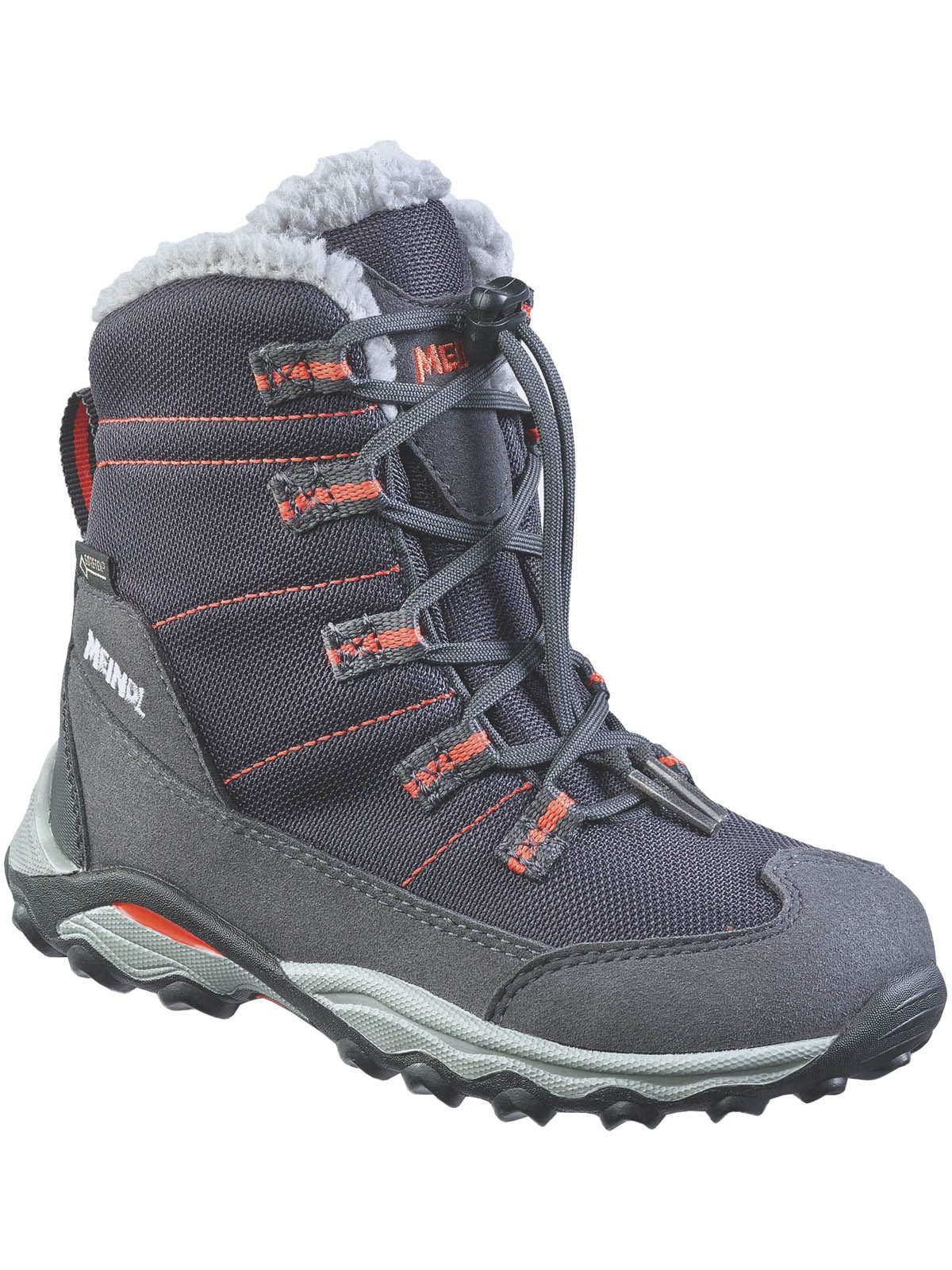 Meindl Meindl Yolup Junior schwarz/orange Wanderschuh GORE-TEX® – Winddicht, wasserdicht und atmungsaktiv