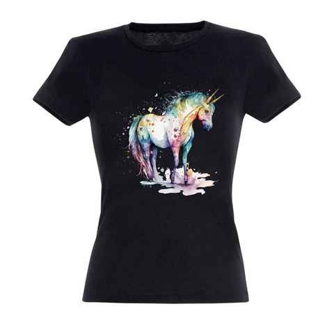 Banco Print-Shirt Banco Unicorn Magic T-Shirt mit hochwertigen Druck aus 100% Baumwolle
