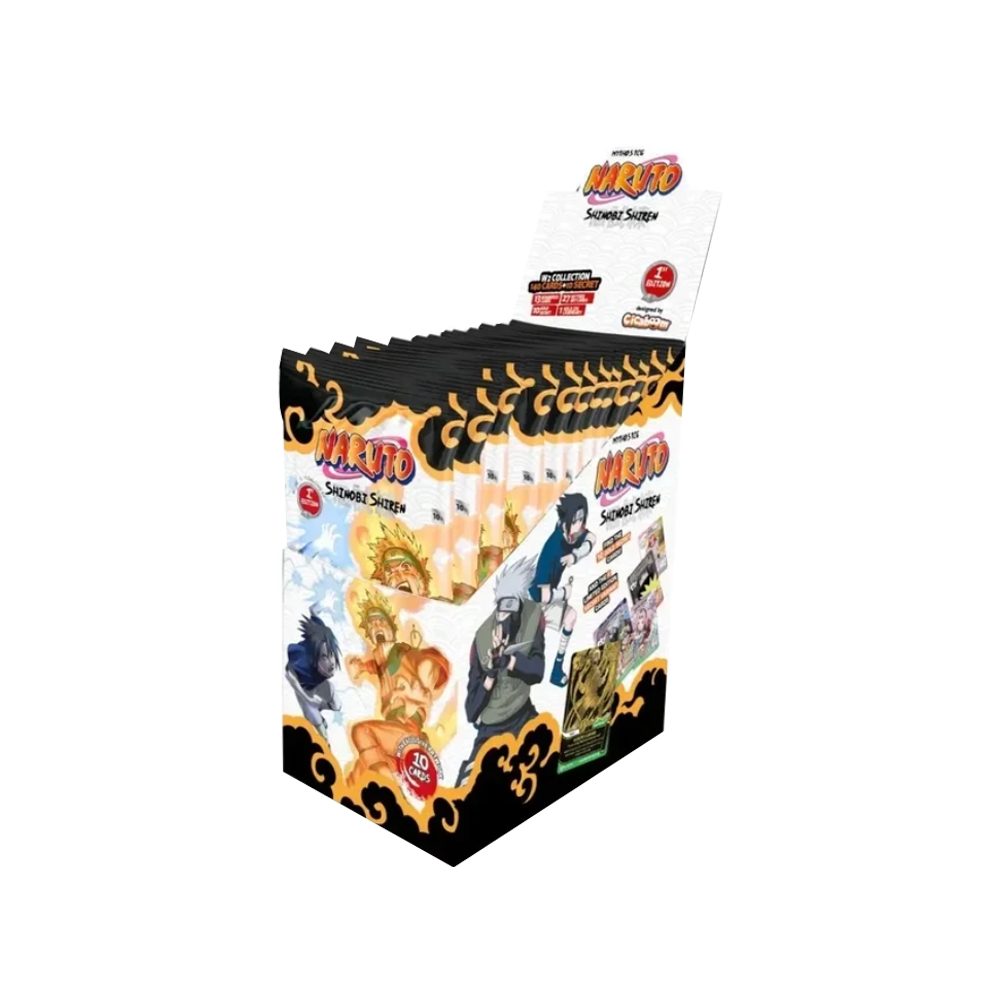 Naruto Sammelkarte Naruto Mythos TCG Shinobi Shido Set 2 Display 1st Edition Englisch