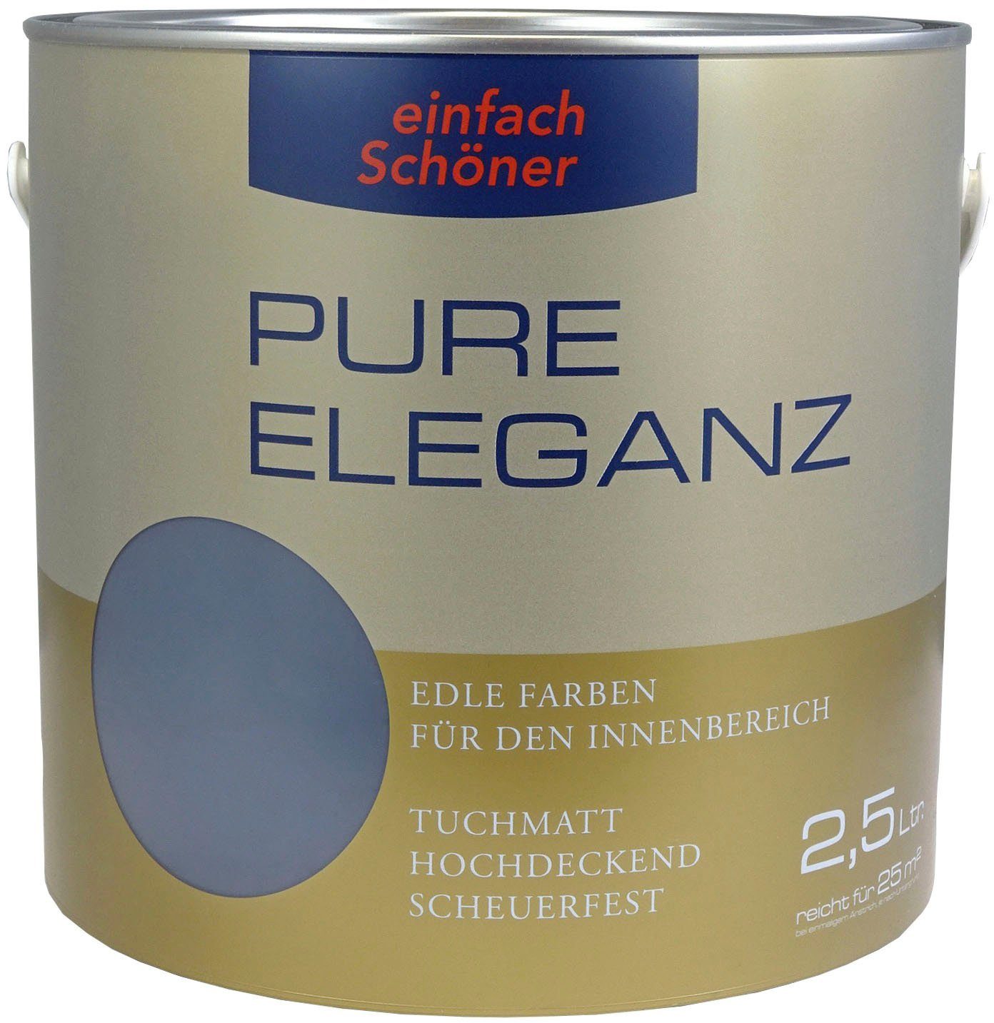 einfach Schöner Farbwelten Wandfarbe einfach Schöner Pure Eleganz, intensive Farbkraft Lavagrau