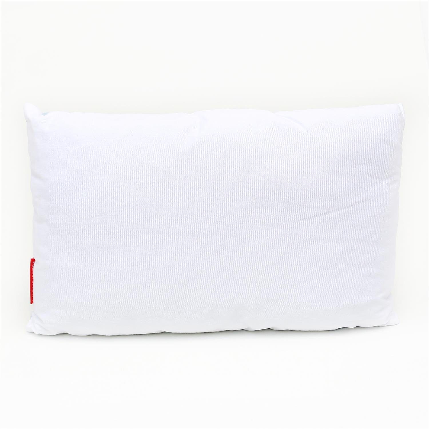 Dekohelden24 Dekokissen Meer Kissen mit Bezug aus 100% Baumwolle, L / B / H: 40 x 13 x 23 cm.