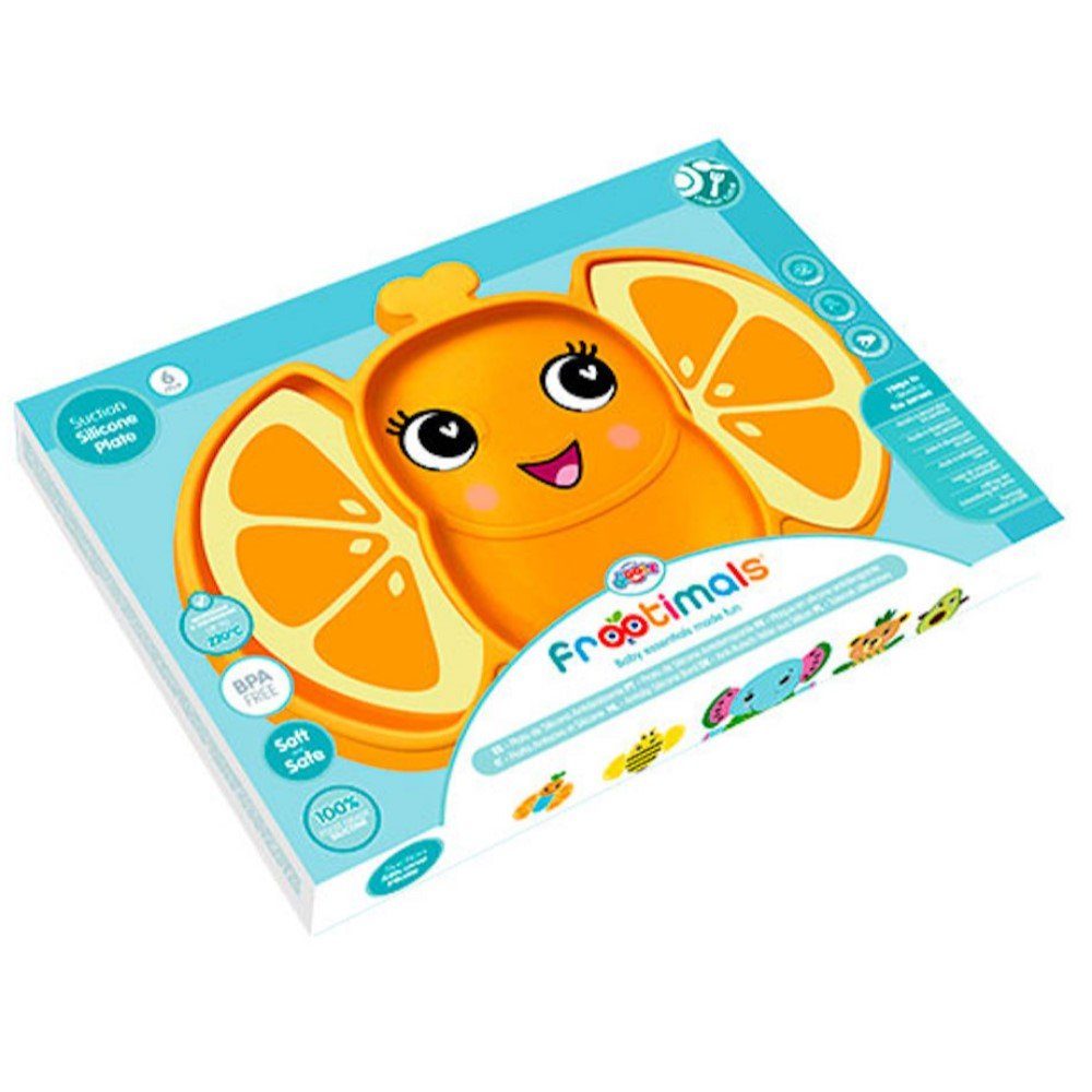Kindergeschirr-Set Baby Anti Rutsch Teller Schmetterling