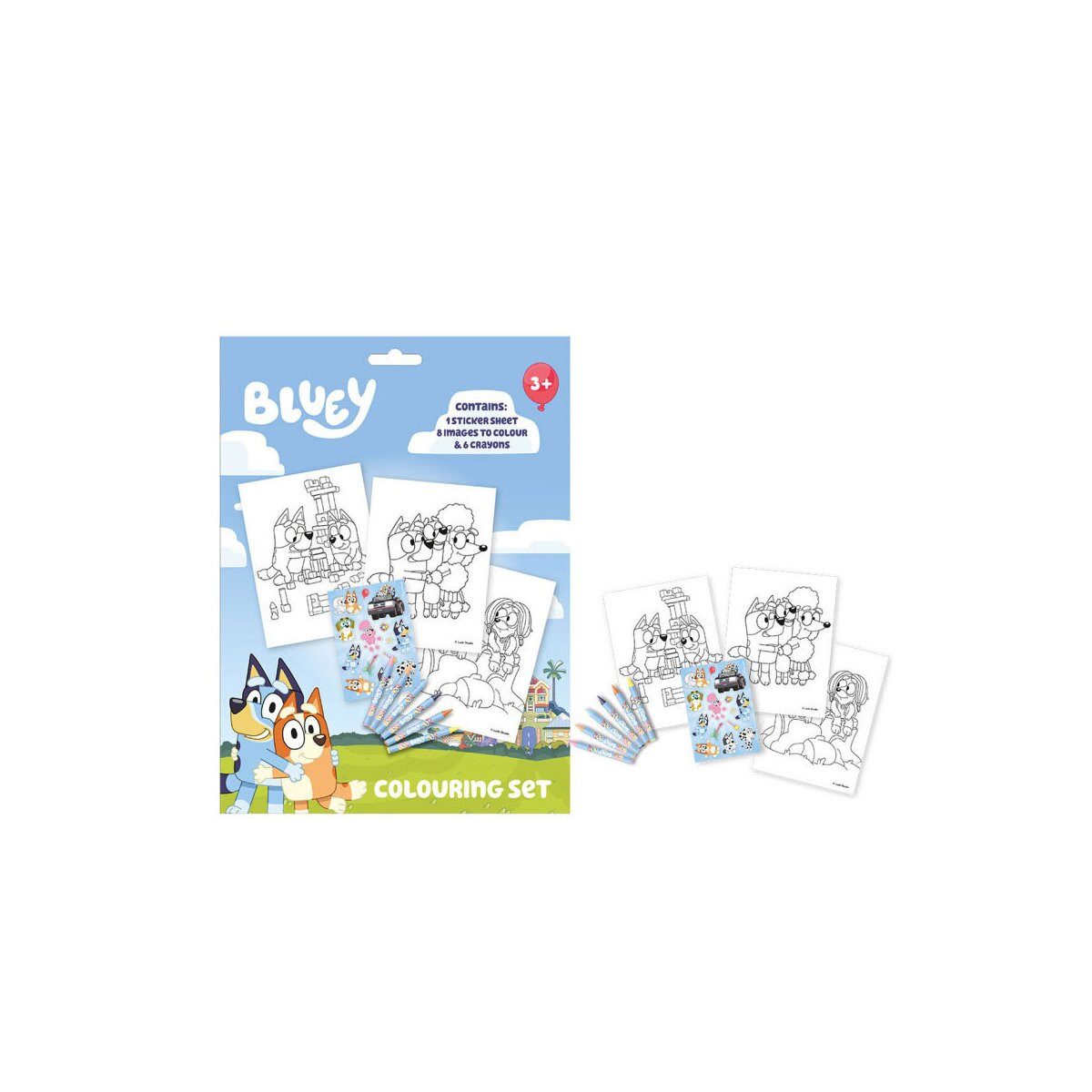 Bluey Kreativset Bluey Life Malset für kreative Kinder