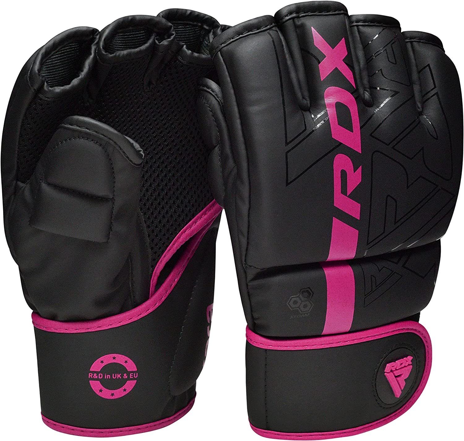 RDX Sports MMA-Handschuhe RDX MMA Handschuhe, MMA gloves Training, Sparring Grappling Pink