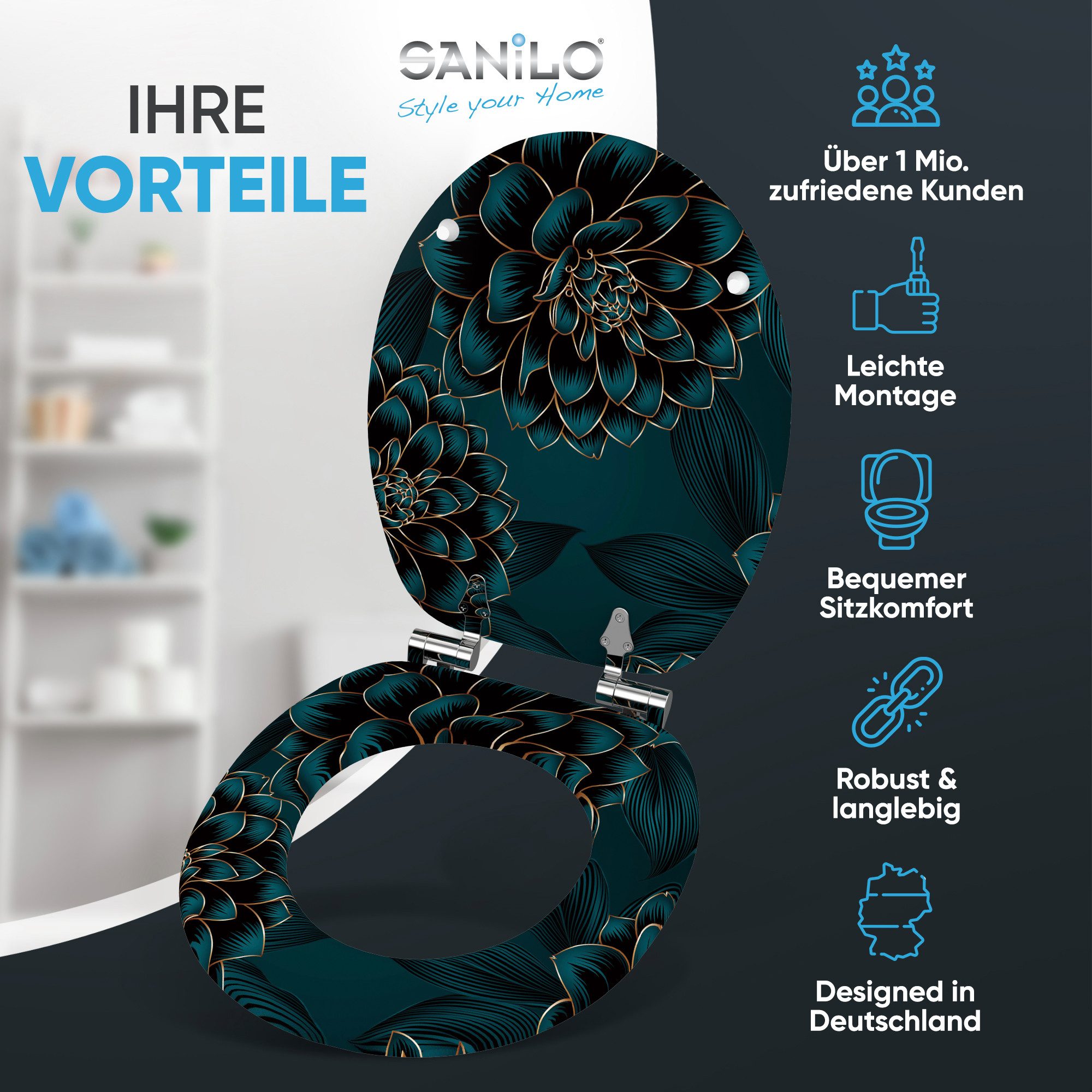 Sanilo WC-Sitz mit Absenkautomatik, viele schöne Toilettensitze direkt vom günstig online kaufen