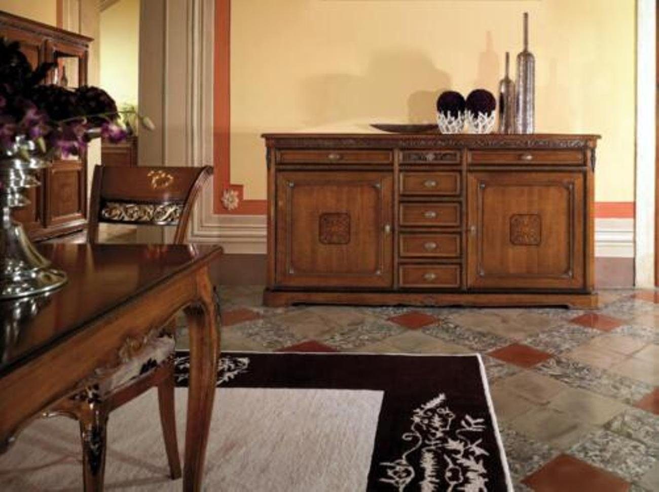 JVmoebel Kommode, Italienische Luxus Möbel Anrichte Kommode Antik Stil Sideboard