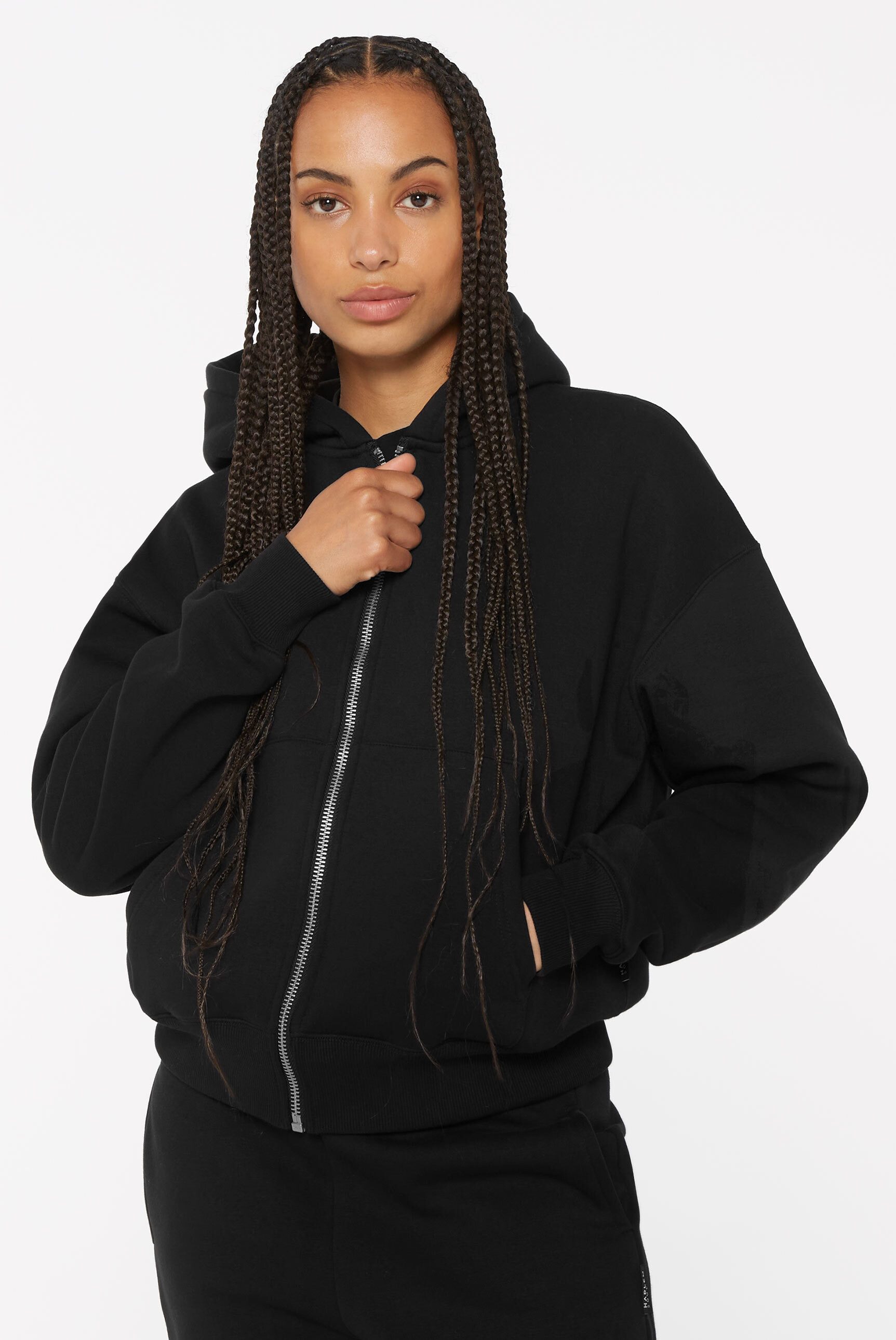 Harlem Soul Kapuzensweatjacke mit weicher Innenseite