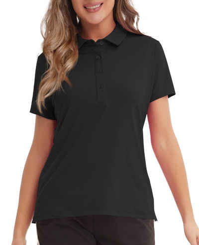 MEETYOO Poloshirt Damen Sport-Poloshirts, Golf Shirt, Polohemd (Damen Polo-Shirt, Premium Shirt) lebendig
