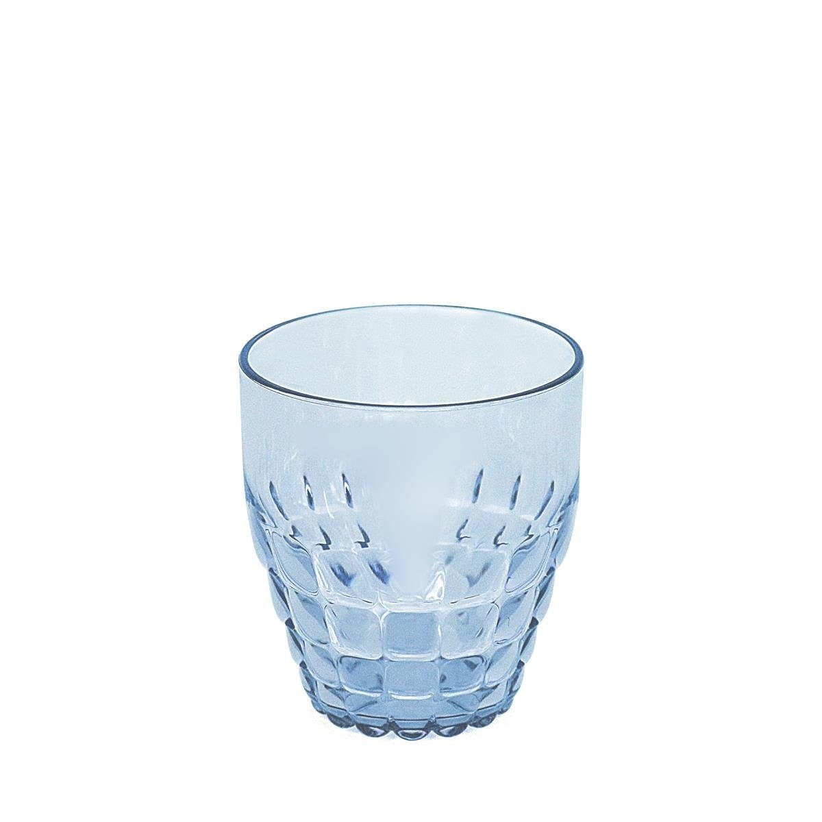 guzzini Becher Trinkglas cm, TIFFANY, blau-transparent, ca. Acrylglas Guzzini 9,5 H