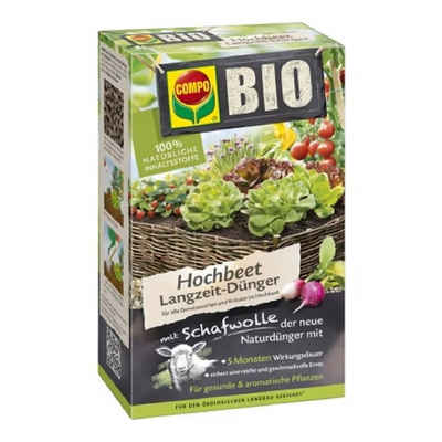 Compo Langzeitdünger BIO Hochbeet Langzeit-Dünger 0,75 kg + Bio Hochbeet Gemüsesamen Set, 2-St.