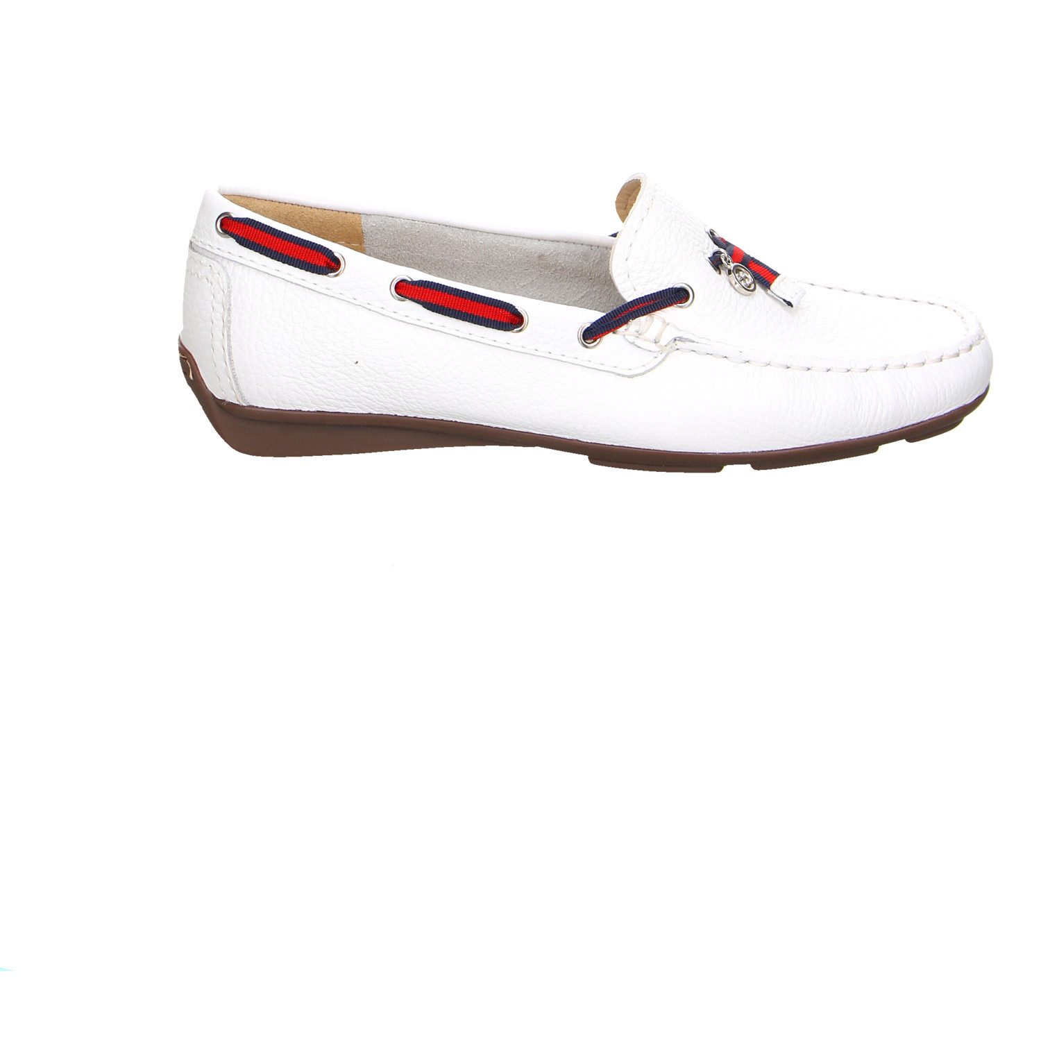 Wirth Wirth Albany Leder Mokassine weiss Slipper