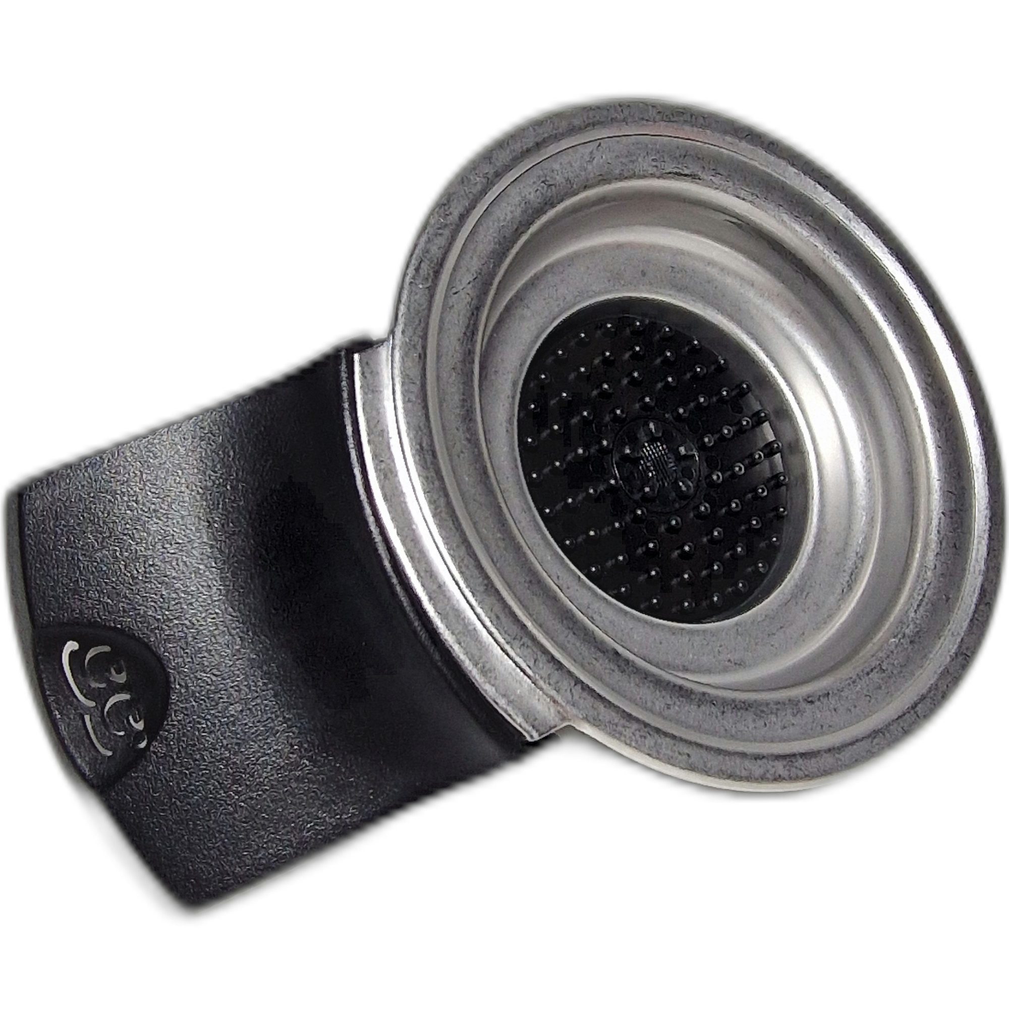 Philips Wiederbefüllbare Kaffeepads Philips Padhalter 2 Tassen, schwarz, Senseo Original, Kunststoff