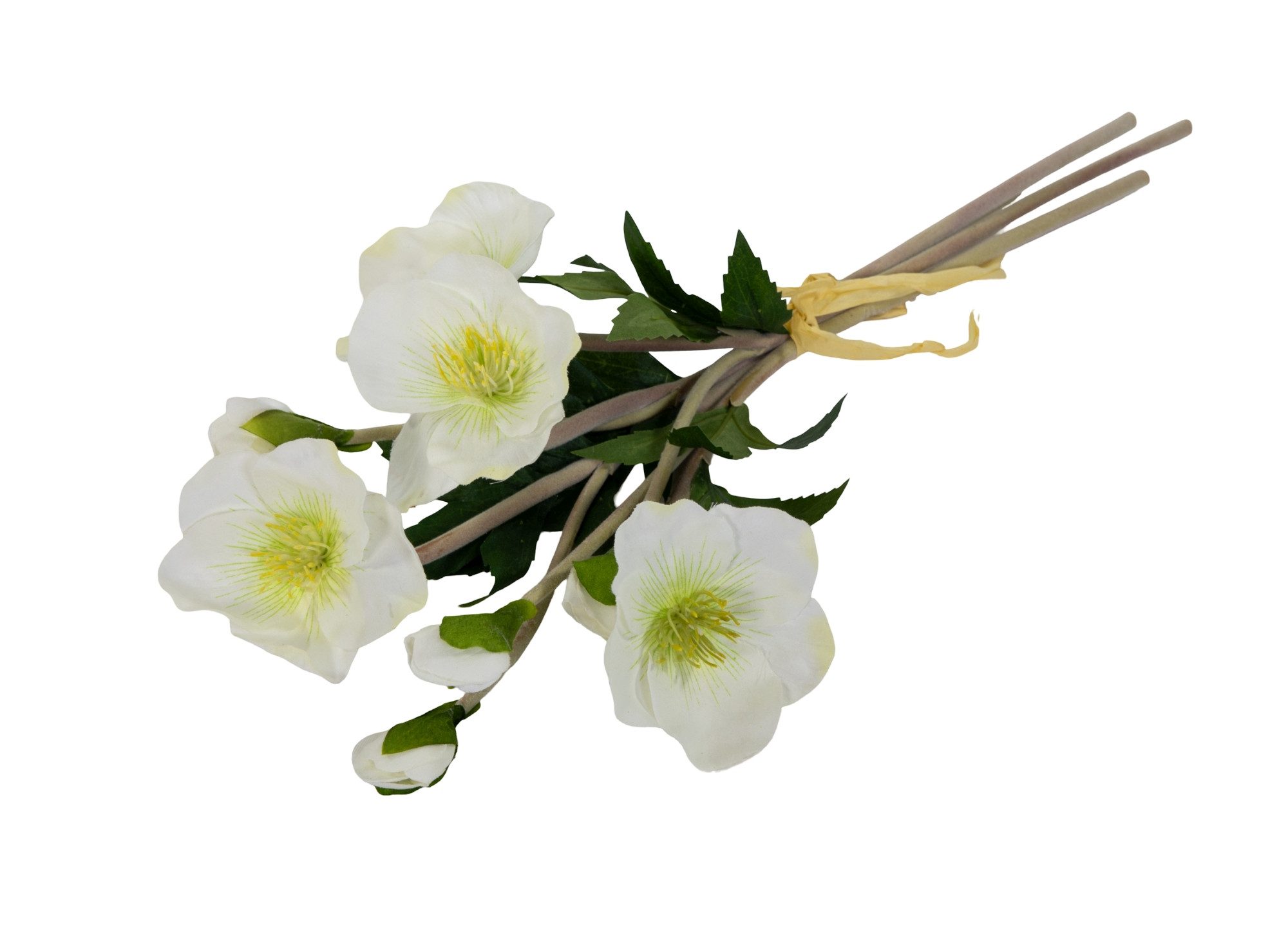 Kunstblume Christrosenbund 36cm weiß GA künstliche Blumen Christrose Schnee günstig online kaufen