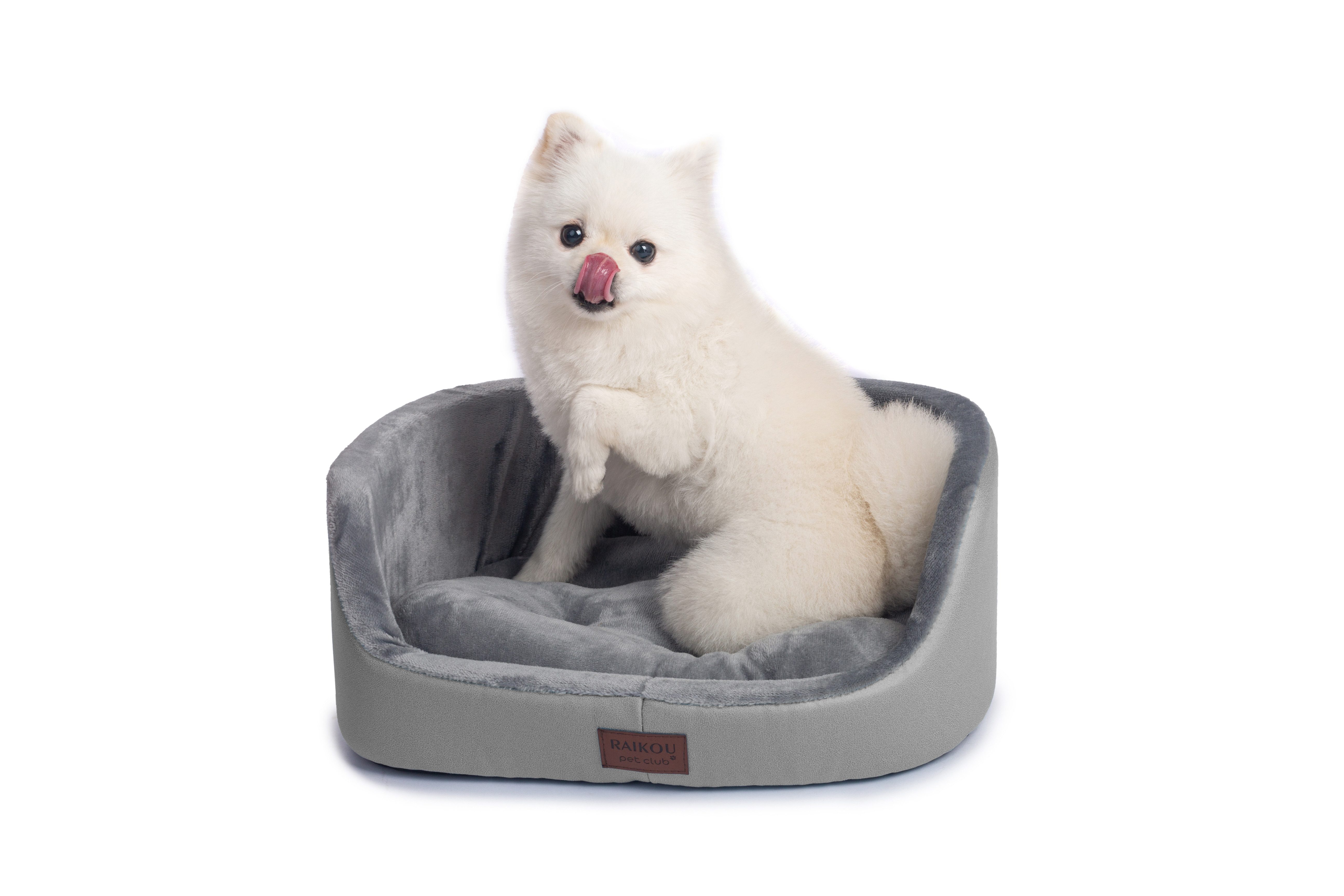 M-Diamant Tierbett Orthopädisches Hundebett Komfortables Hundekissen Hundesofa mit Rand, Polyester, ideal als Kopfstütze – Bild 3 von 5