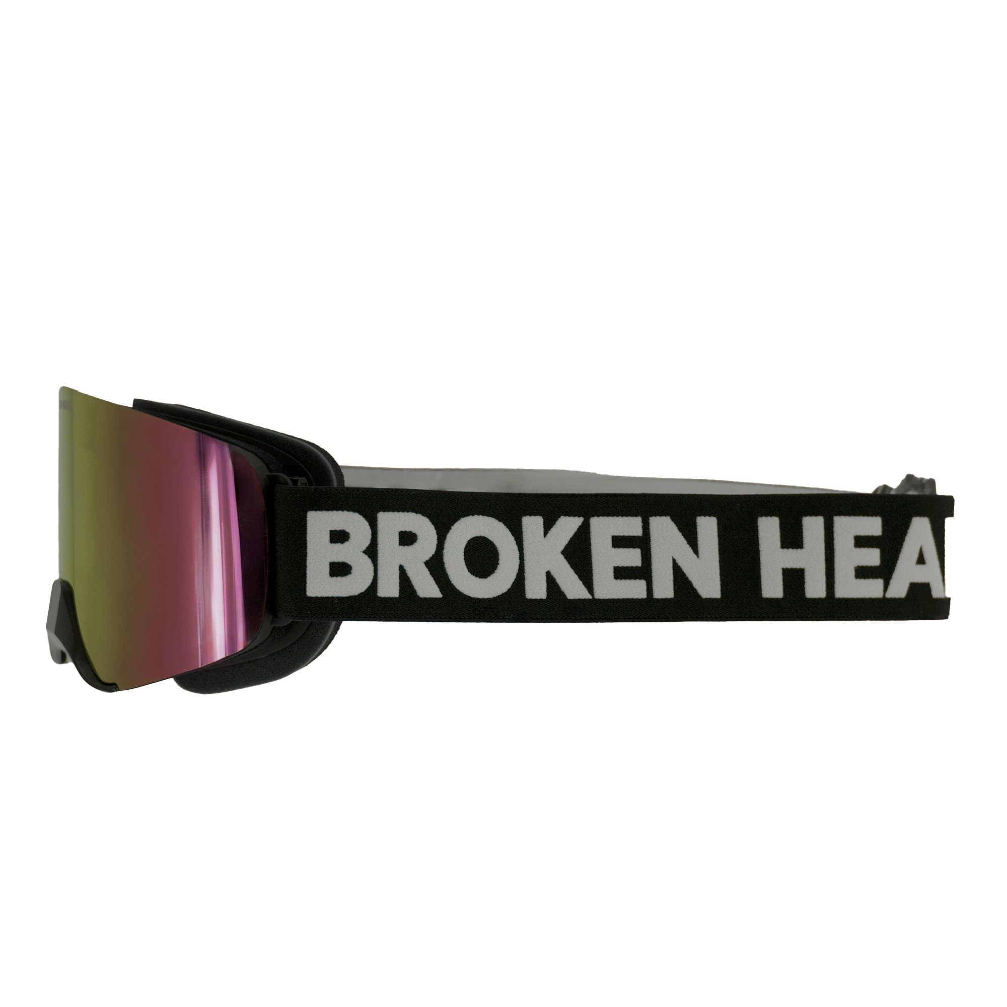 Broken Head Gläser Rose, Motorradbrille MX-Struggler Magnetische