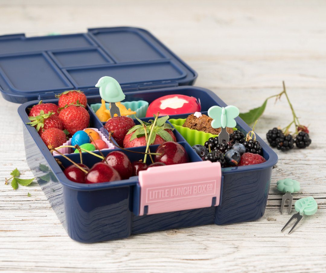 LEKKABOX Partyspieße Bento Food Picks, 4er Set (Gartenzauber) - Fingerfood Spieße Piekser, Extra klein – passen auch in die Brotdose – Bild 3 von 5
