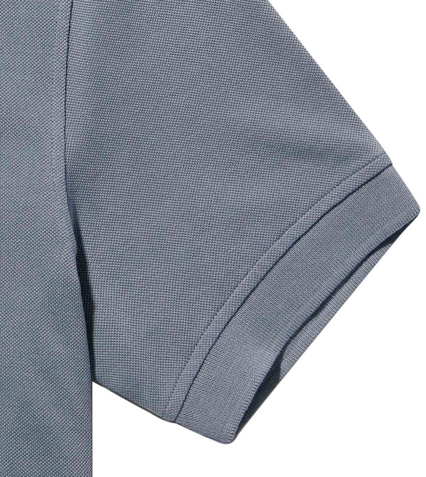 Belstaff Poloshirt Herren Retro Patch Regular Comfort Fit Baumwollpiqué Gestickter Phönix-Aufnäher, Rippkragen und bündchen