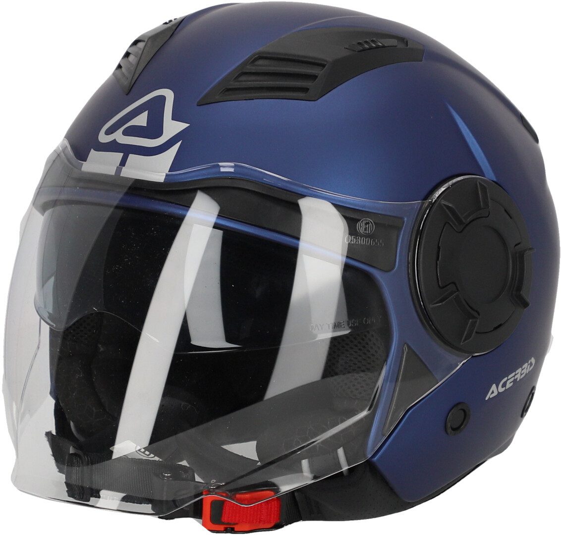 Acerbis Motorradhelm Vento Jethelm, integriertes Sonnenvisier