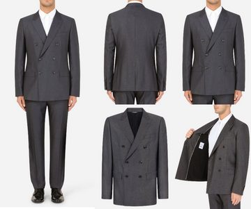 DOLCE & GABBANA Anzug Dolce&Gabbana Double-Breasted Martini Suit Zweireihiger Smoking Anzug