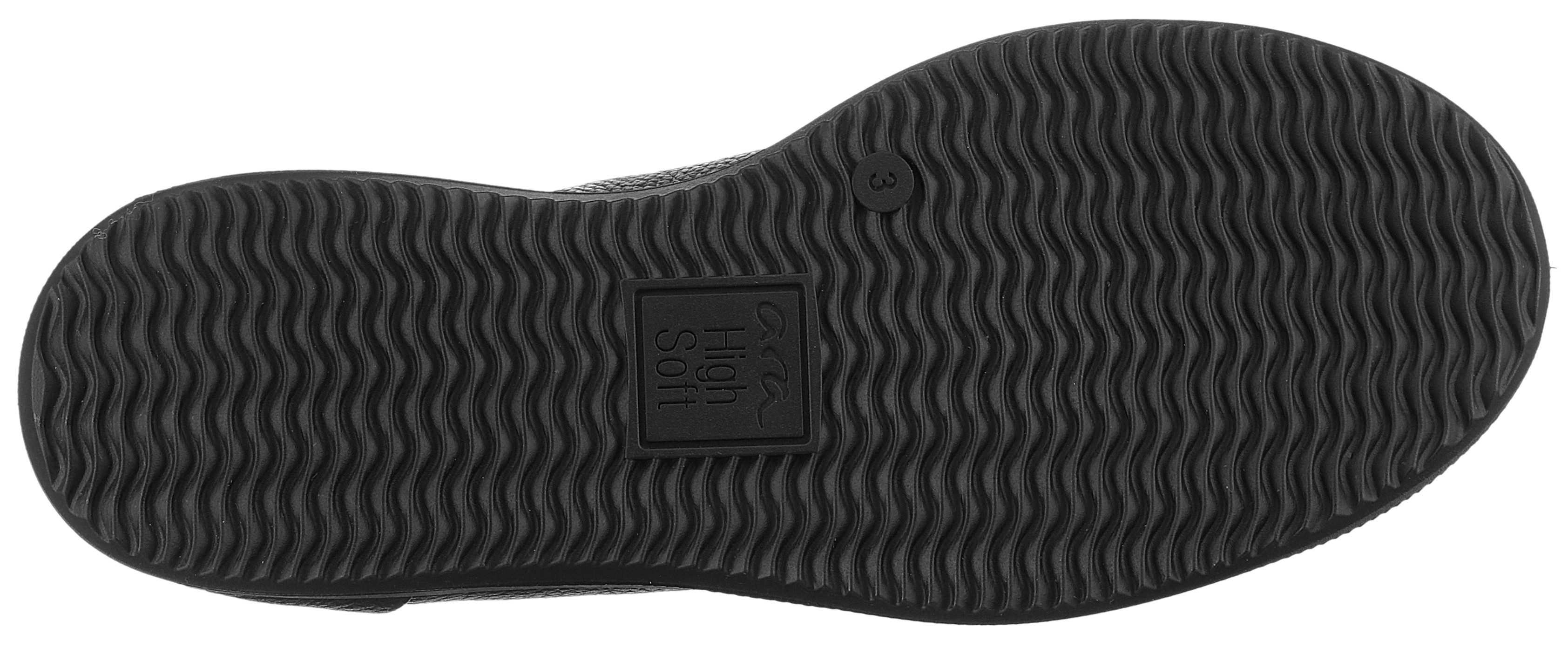 Ara ROMA Sneaker, Freizeitschuh, Halbschuh, Schnürschuh mit High Soft Fußbett, G-Weite