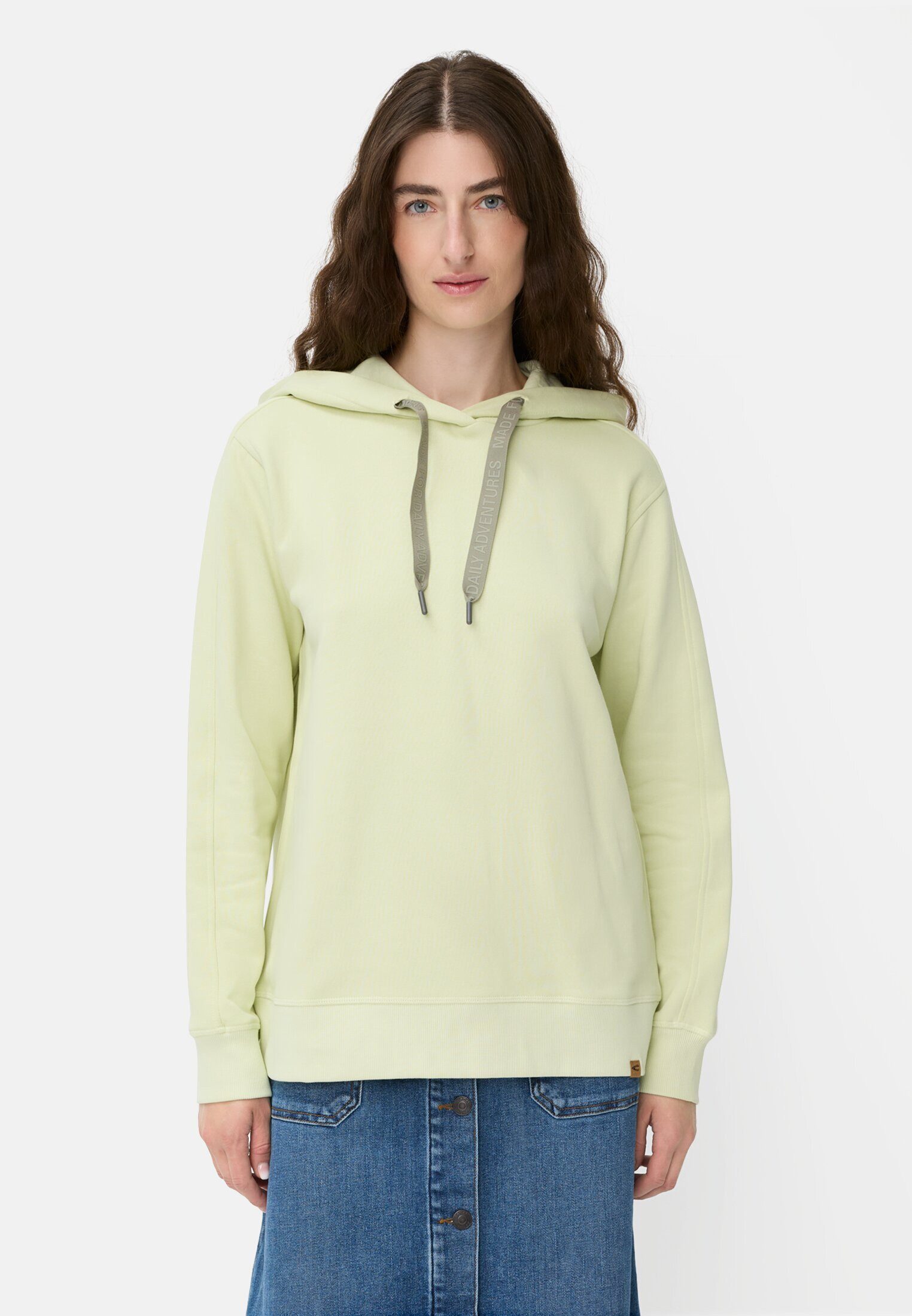 camel active Kapuzenpullover aus reiner Baumwolle günstig online kaufen