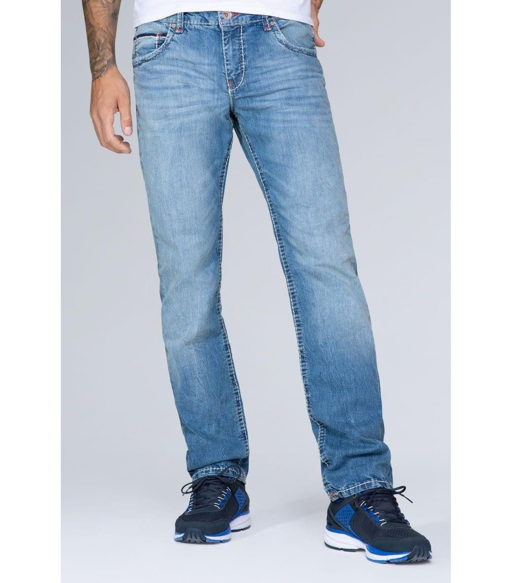 CAMP DAVID Comfort-fit-Jeans Straight Leg Jeans CO: Comfort Fit Straight Leg
