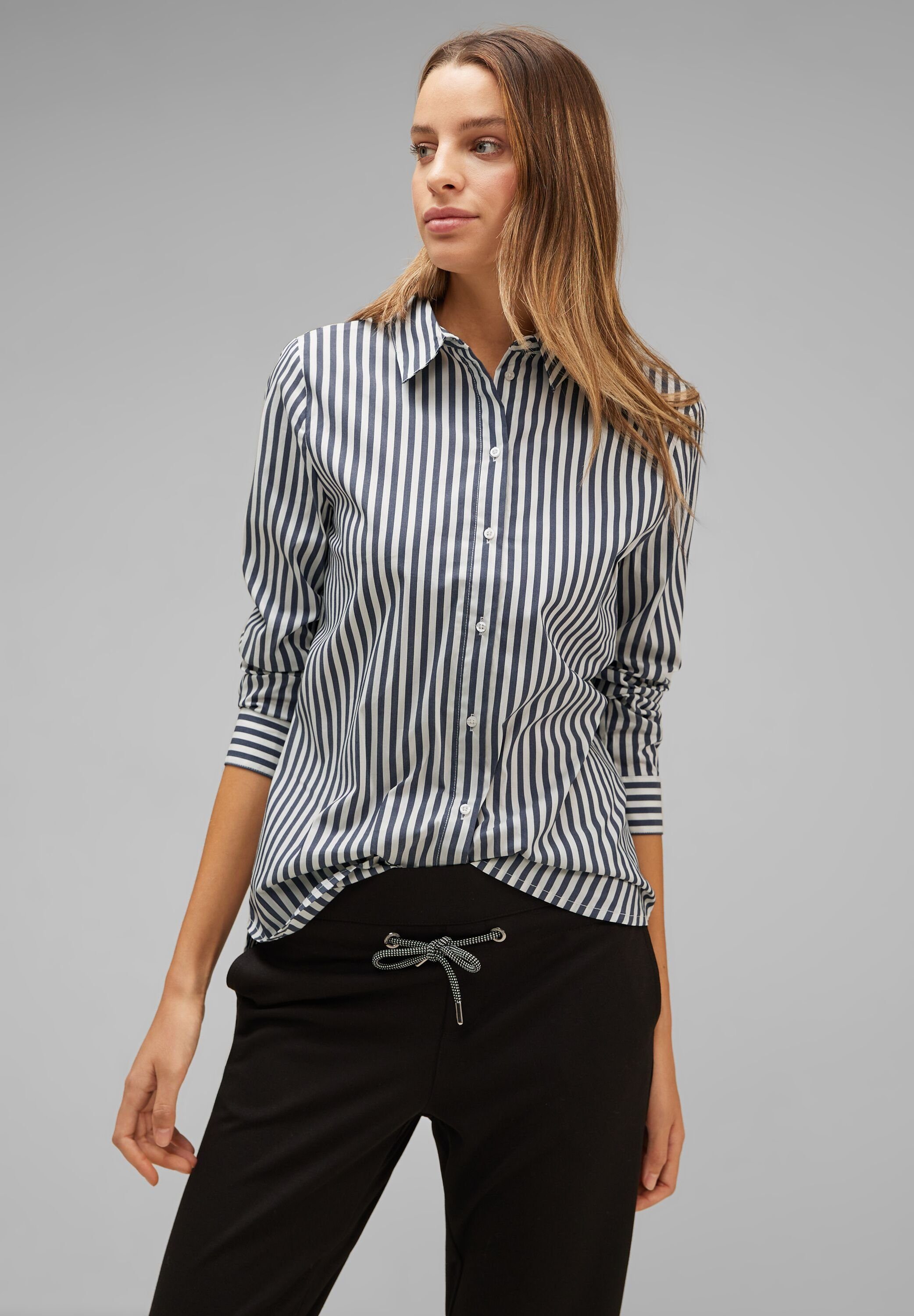 STREET ONE Hemdbluse mit Knopfleiste