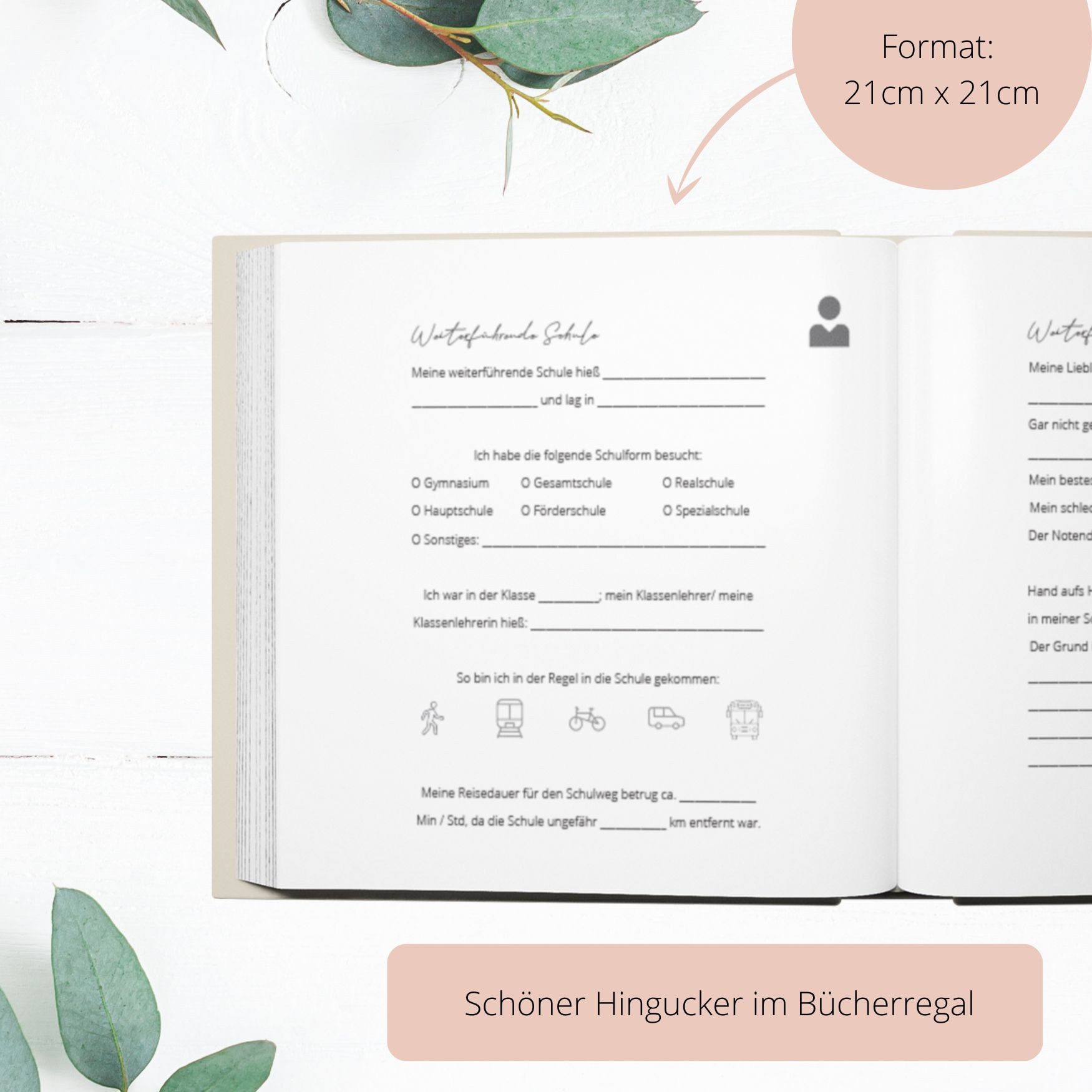 Briefzauber Notizbuch Erinnerungsbuch - Enkelkindalbum, Einschreibbuch/Geschenk Großeltern