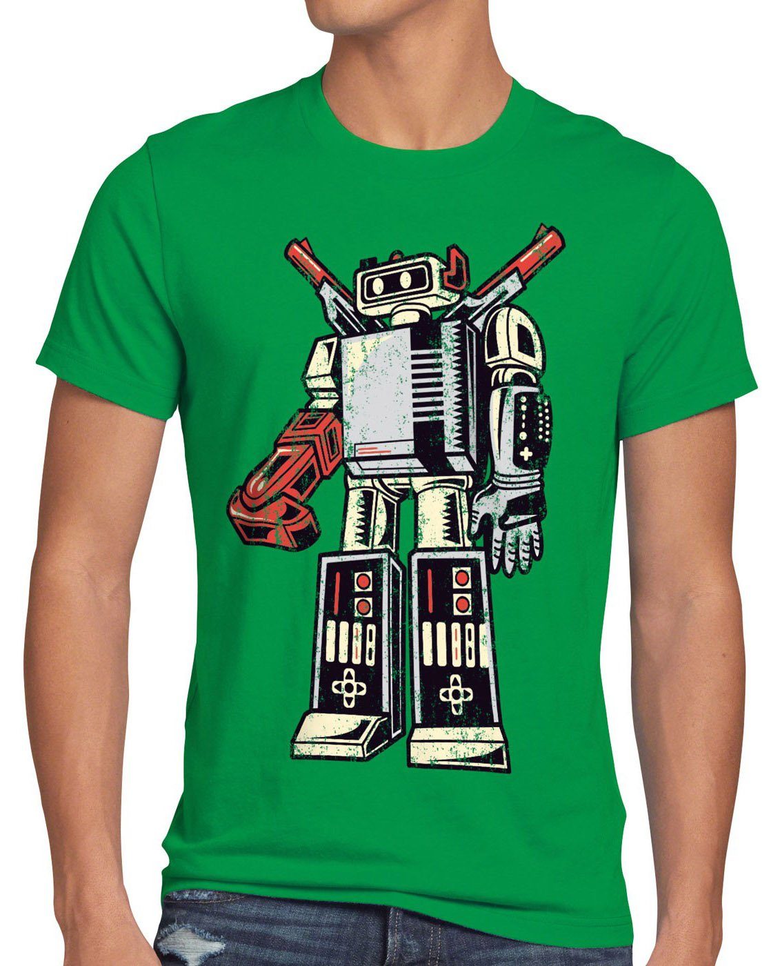 style3 T-Shirt NES Gametron classic gamer snes n64 videospiel atari switch n64