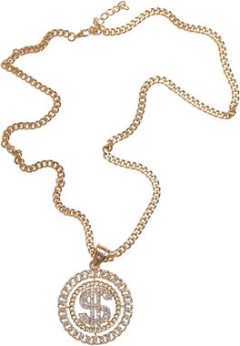 URBAN CLASSICS Edelstahlkette Urban Classics Unisex Dollar Diamond Necklace