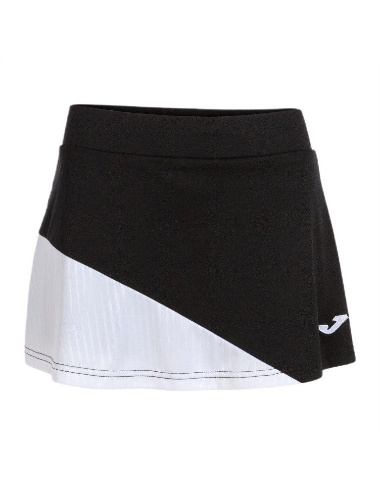 Tennisrock Montreal (mit Innenhose, optimale Bewegungsfreiheit) schwarz/weiss