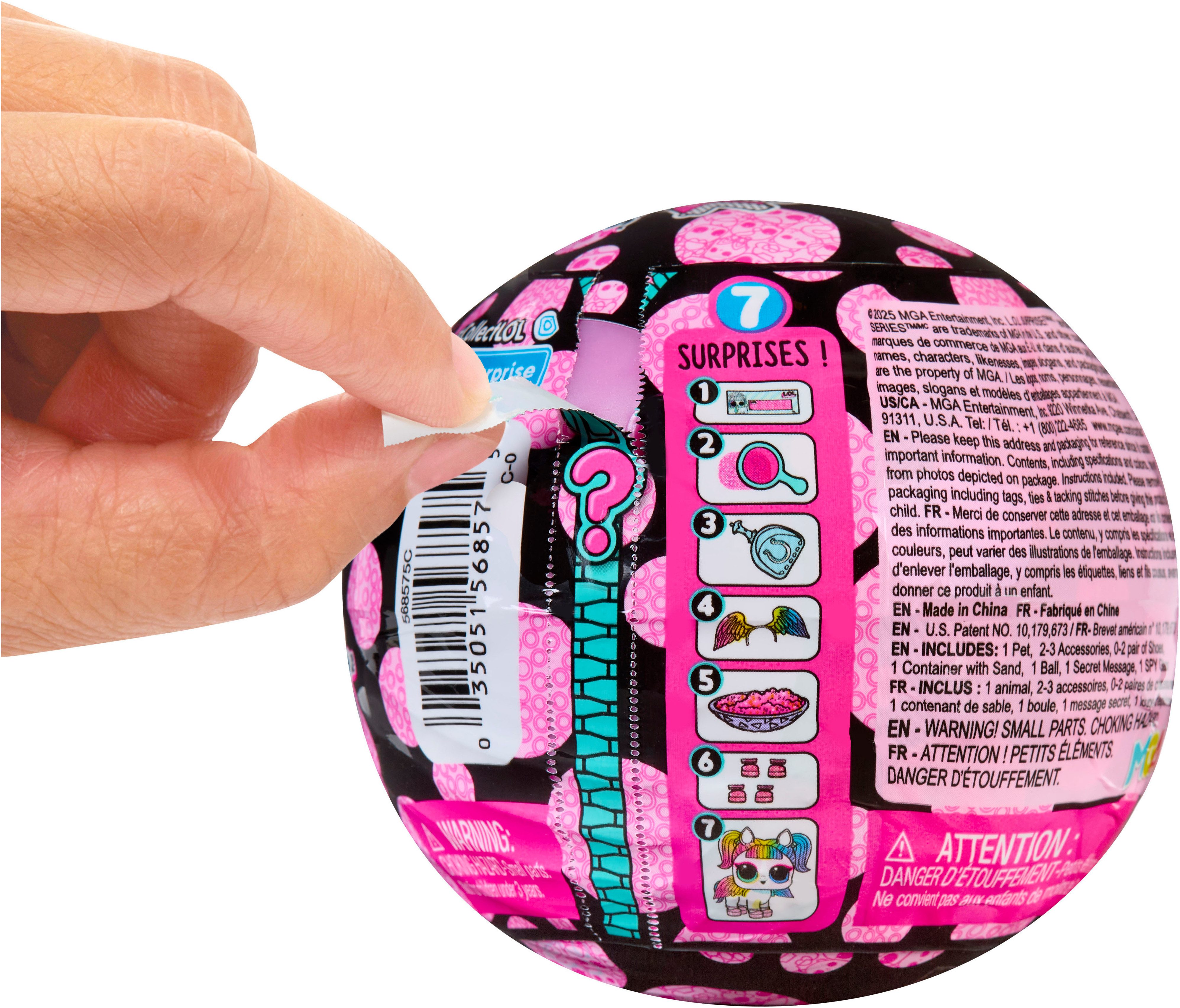 L.O.L. SURPRISE! Spielfigur L.O.L. Surprise Eye Spy Pets, mit magischem Farbwechsel; Variante nicht wählbar