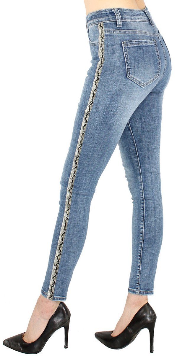 dy_mode Röhrenjeans Damen Stretch Jeans Hose günstig online kaufen
