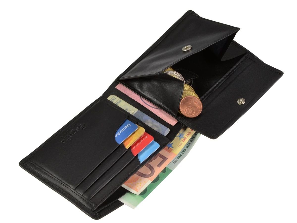 8 Portemonnaie, Kartenfächer Logo, Geheimfach, Geldbörse Geldbeutel, Linkshänder, Esquire